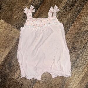 Cute, baby pink summer romper